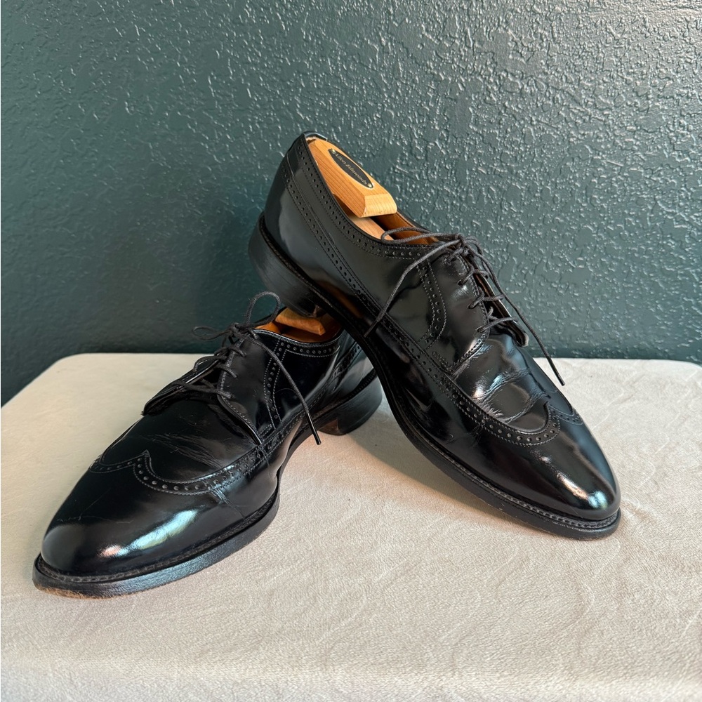 Allen Edmonds Black Richmond Oxford Leather Shoes